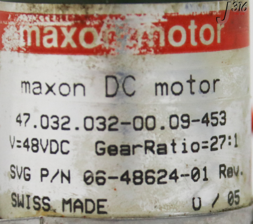33738 MAXON MOTOR DC MOTOR, 47.032.032-00.09-453 06-48624-01 | eBay